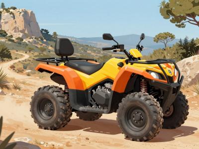 AI-generated illustration of ATV Tour Near Split