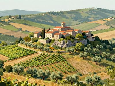 AI-generated illustration of Bale's Scenic Viewpoint