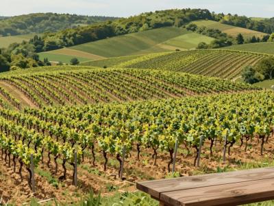 AI-generated illustration of Belje Vineyards Cycling Route