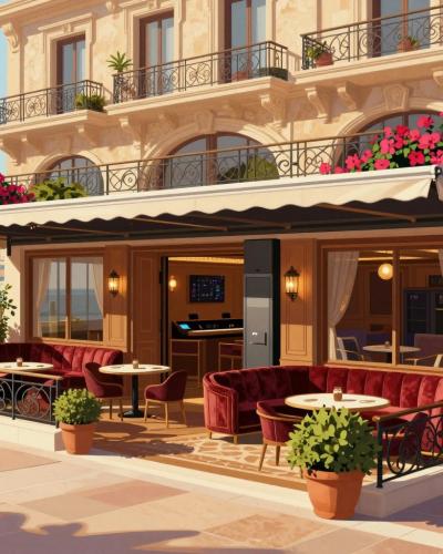 AI-generated illustration of Casino Rosalia