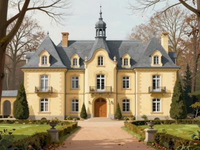 AI-generated illustration of Castle Zwilling