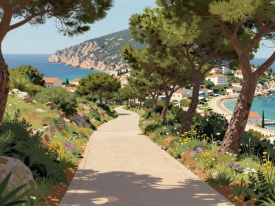 AI-generated illustration of Footpath of Vitality