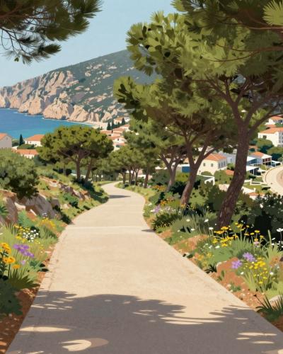 AI-generated illustration of Footpath of Vitality