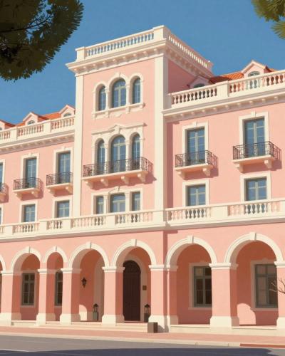 AI-generated illustration of Hotel Kvarner Palace