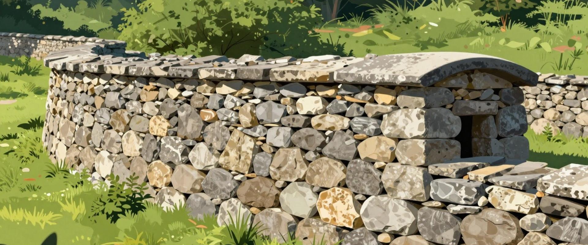 Island Pathways and Stone Walls