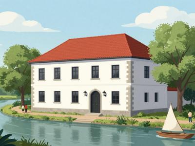 AI-generated illustration of Karlovac City Museum