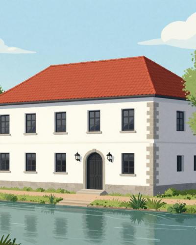 AI-generated illustration of Karlovac City Museum