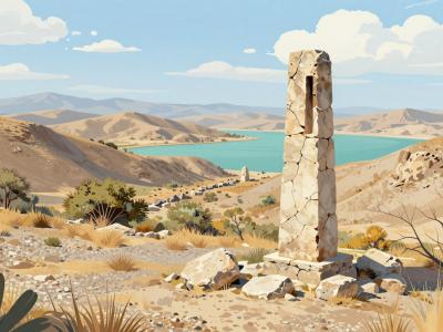 AI-generated illustration of Life On Mars Trail