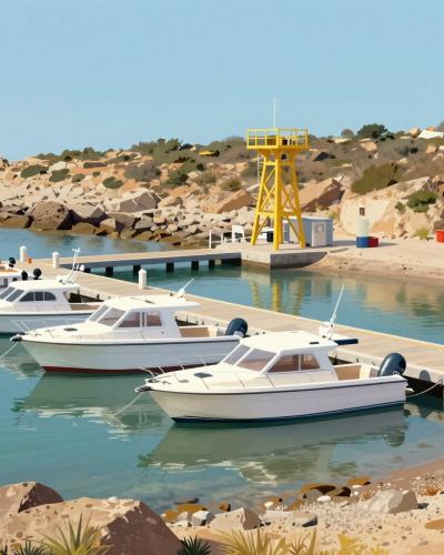 AI-generated illustration of Lopar Marina