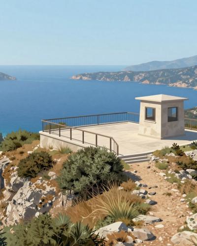 AI-generated illustration of Raduč Lookout