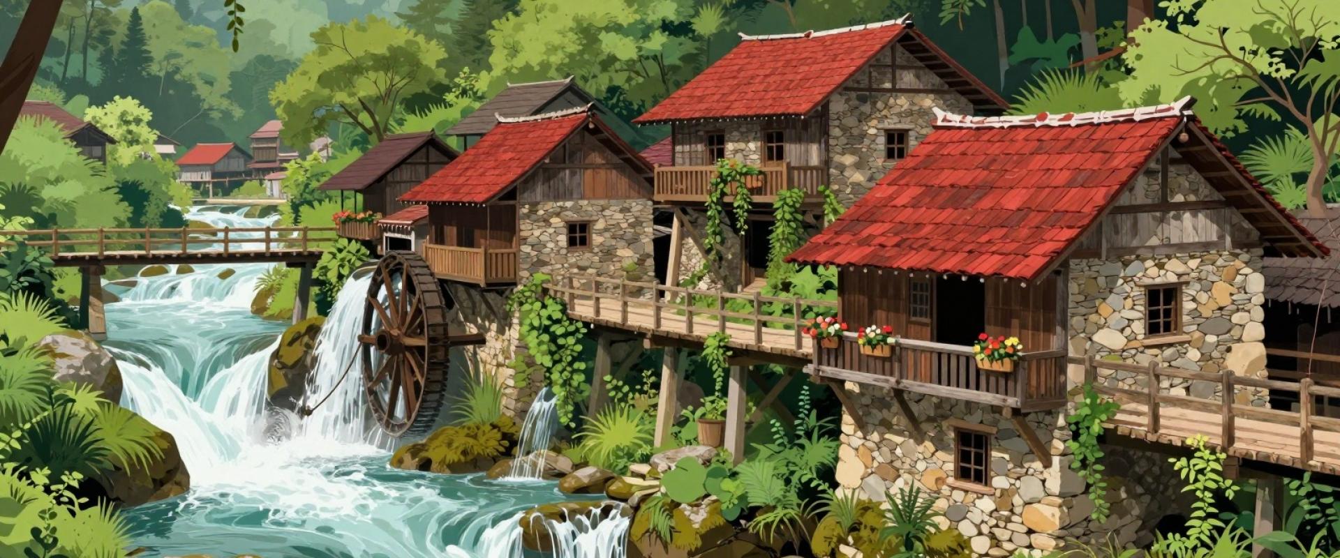 Rastoke Watermills