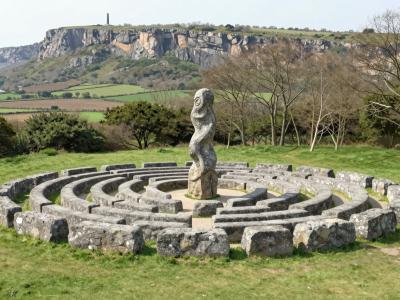 AI-generated illustration of Rock Sculptures and Labyrinths