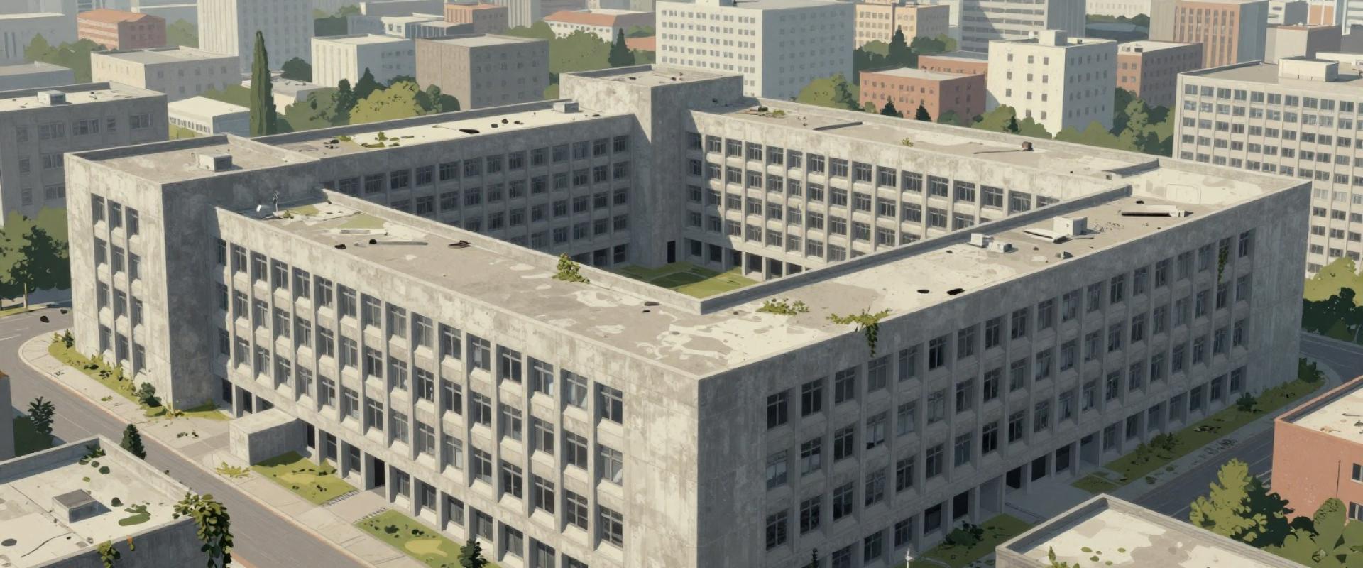 Ruins Of A Massive Yugoslav-era Hospital Complex (Zagreb)