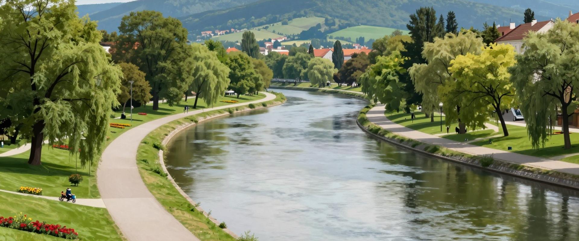 Sava River Walks In Slavonski Brod
