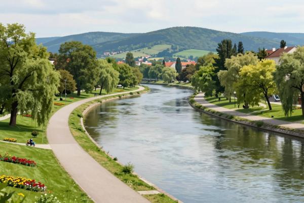 Sava River Walks In Slavonski Brod