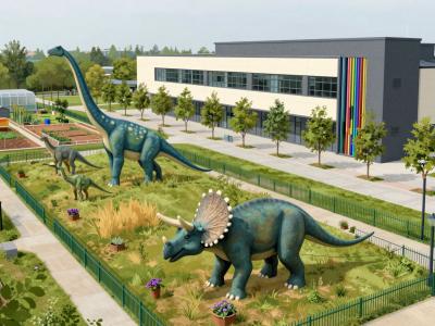AI-generated illustration of Science Park
