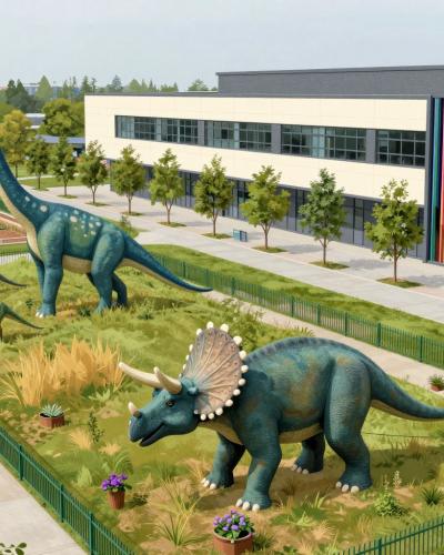 AI-generated illustration of Science Park