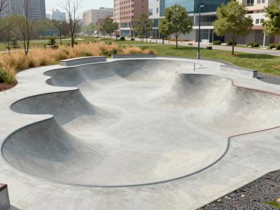 AI-generated illustration of Skate park