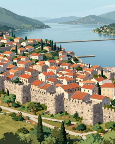 AI-generated illustration of Ston Saltworks (Solana Ston)