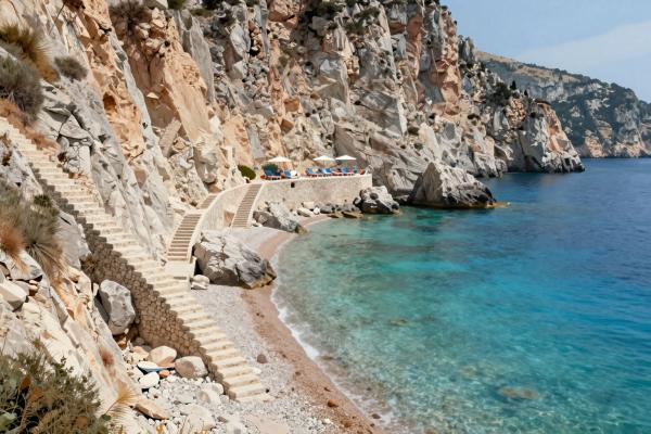 Vajavina Beach - 100 Stairs