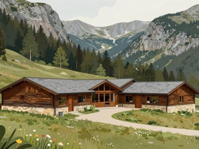 AI-generated illustration of Vegium Recreation Centre
