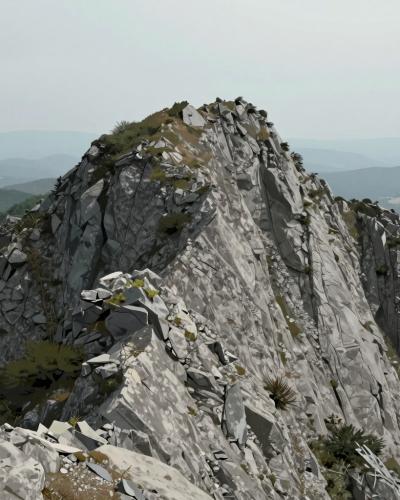 AI-generated illustration of View from the Summit of Bijela Kosa