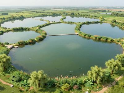 AI-generated illustration of Virovitica Ponds