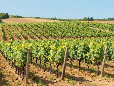 AI-generated illustration of Wine Routes of Baranja ('gatori')