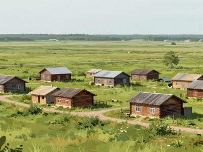 AI-generated illustration of Zelen-Gaj Campground