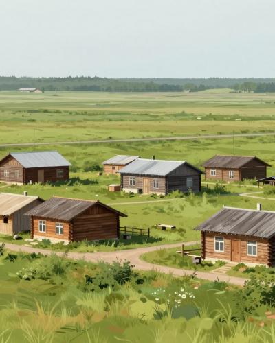 AI-generated illustration of Zelen-Gaj Campground