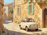 The Dalmatian Coast by Vintage Fiat 500