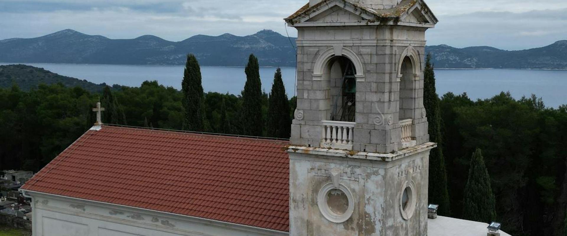 Historic Church in Zadar (Aerial View)