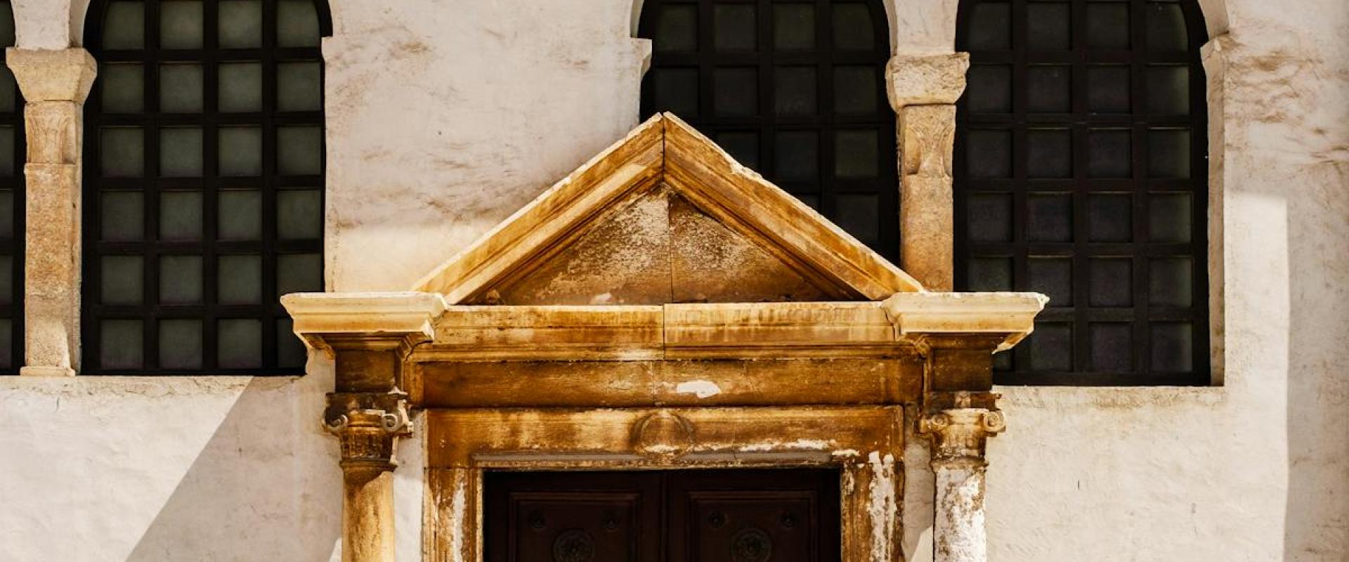 Ornate Historic Church Doorway, Zadar