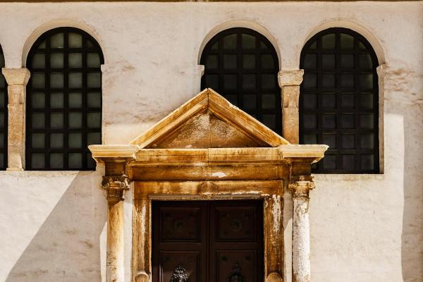Ornate Historic Church Doorway, Zadar