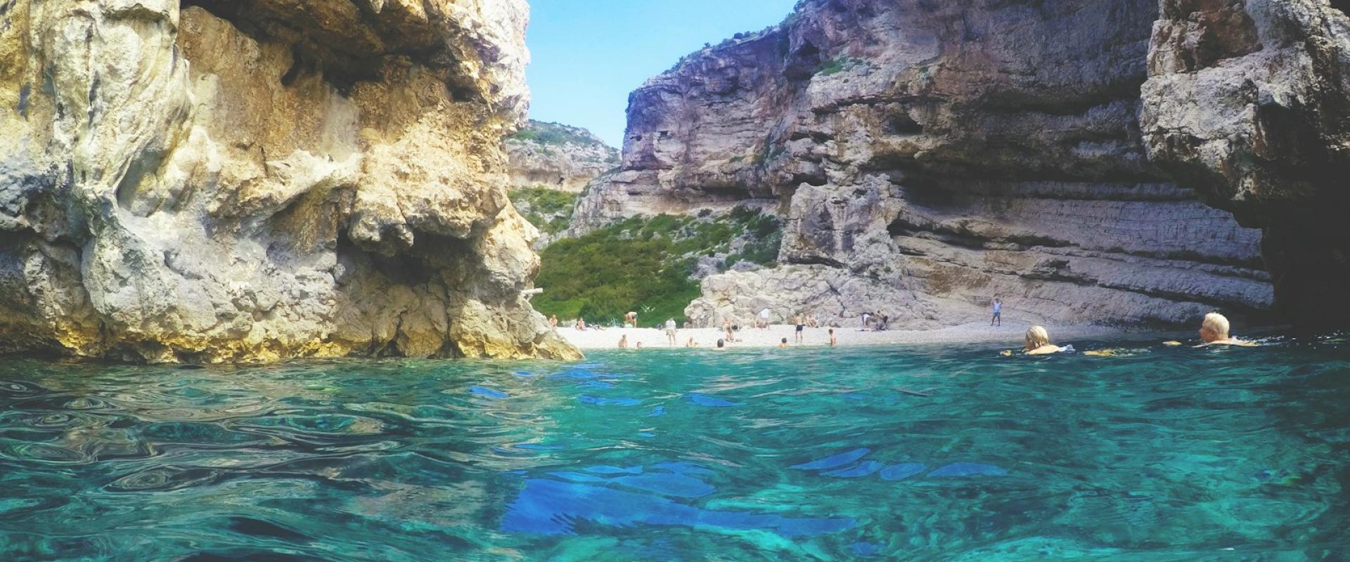 Kayaking the Blue Cave