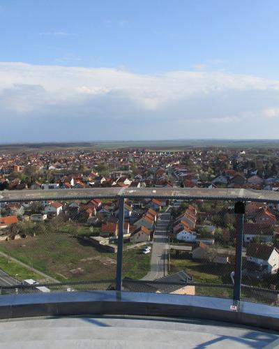 Pogled s vrha vodotornja