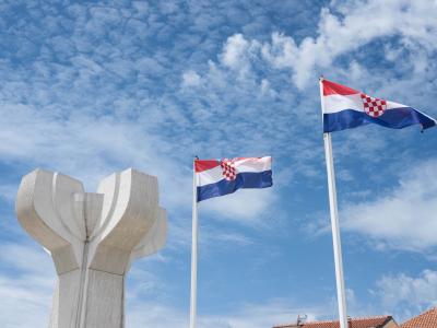 240529 Monument to the Fallen Soldiers of WWII from Vodice
