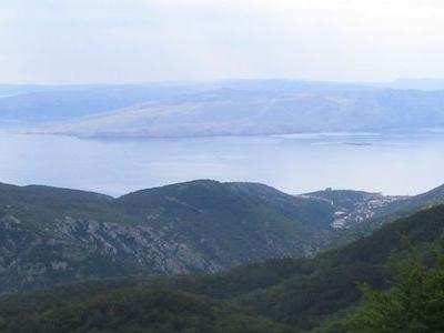 Vratnik, pogled na Krk i Senj