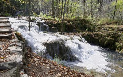 Cascades in Plitvice Lakes National Park