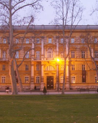 The Archaeological Museum palace on Zrinjevac square, Zagreb