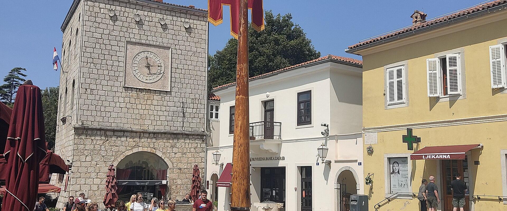 Krk Old Town Square (Trg Slobode)