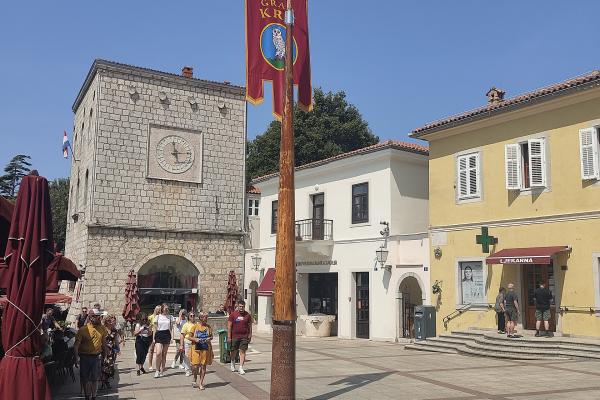 Krk Old Town Square (Trg Slobode)