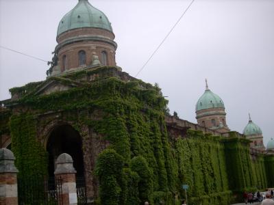 The ivy-covered arcades and domes of Mirogoj in Zagreb