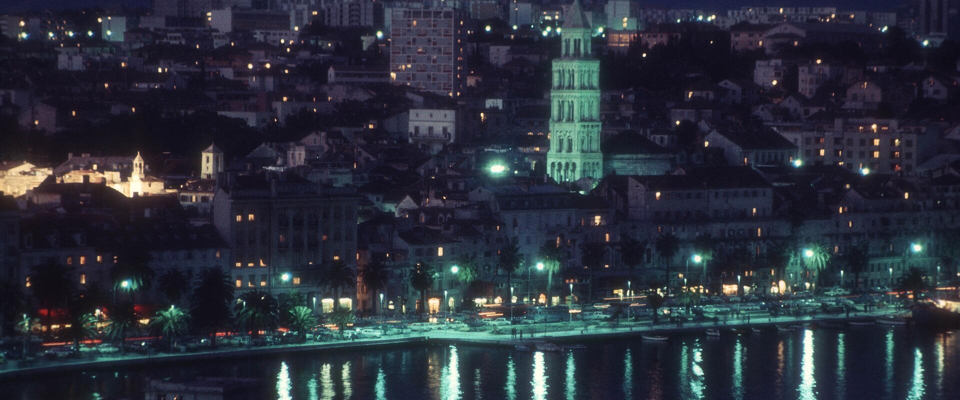 Split’s Diocletian Palace at Night
