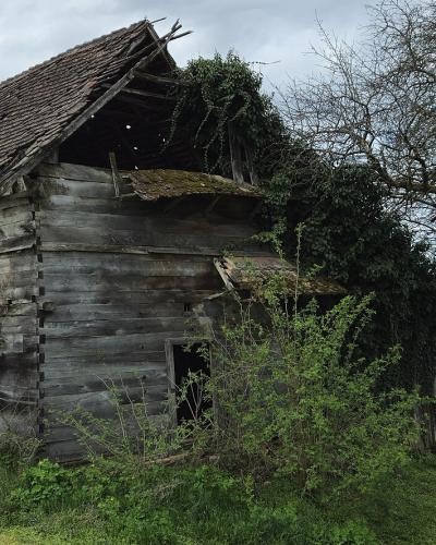 Traditional wooden house in Drenov Bok