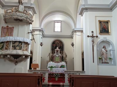 Kirche Hum - Innenansicht