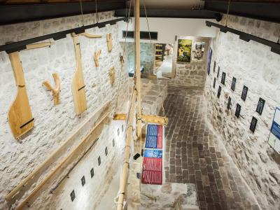 Inside the Betina Museum of Wooden Shipbuilding on Murter