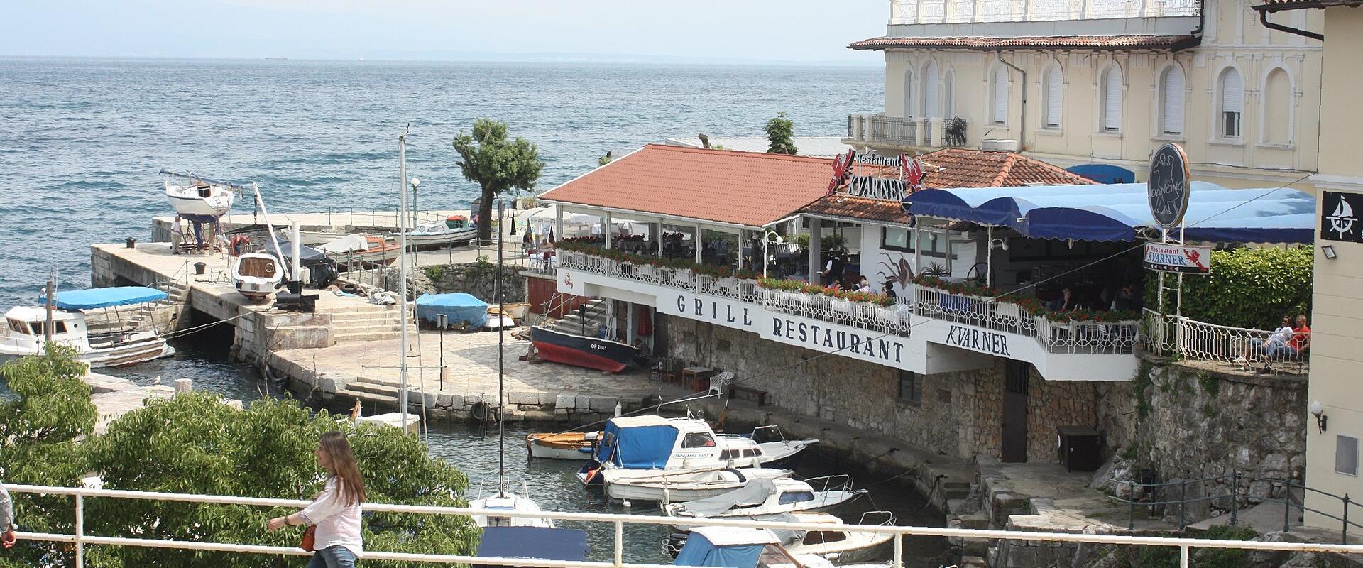 Lovran Marina and Waterfront Restaurants