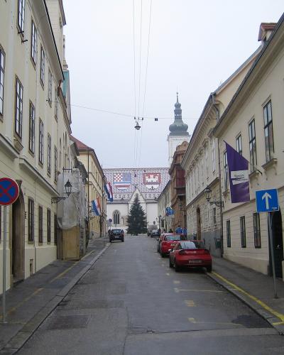 Street of the Museum of Broken Relationships, Zagreb Upper Town
