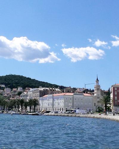 Marjan hill rising above Split's waterfront